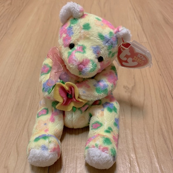 Ty Other - ✨HP✨ 🌻 2/$10 Bloom Teddy Bear Beanie Baby